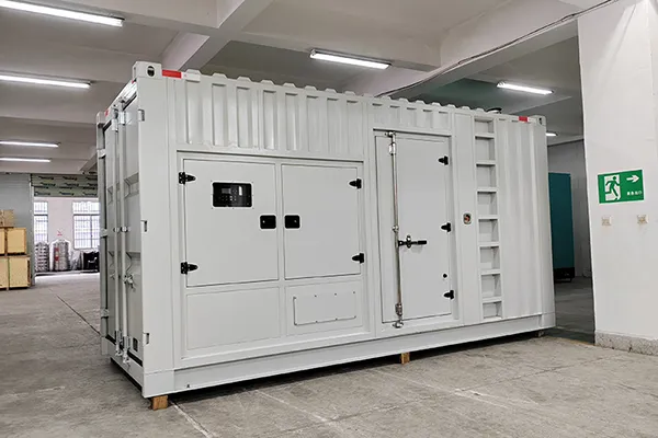 Ekspor genset diesel silent Yuchai 500kW ke Irak