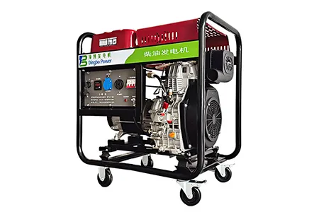 Genset Diesel Rangka Terbuka Dengan Pendingin Udara 5kW-8kW (Silinder Tunggal)