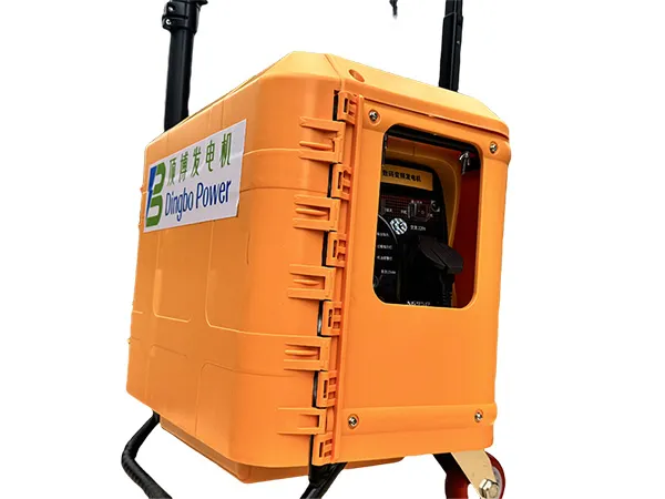 Lampu Penerangan Portabel Dengan Genset Bensin 700W