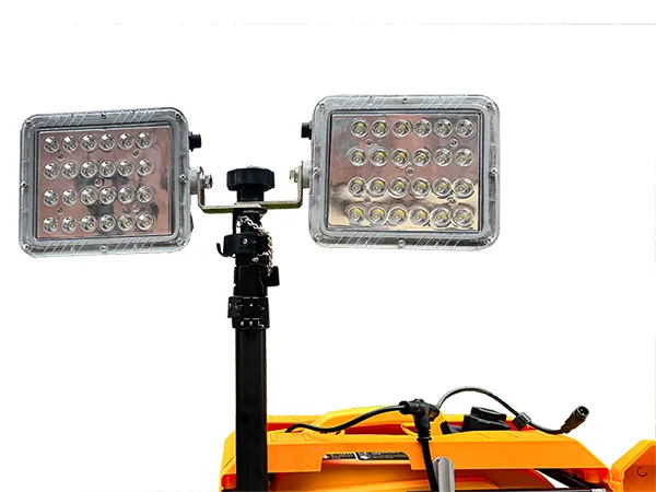 Lampu Penerangan Portabel Dengan Genset Bensin 700W
