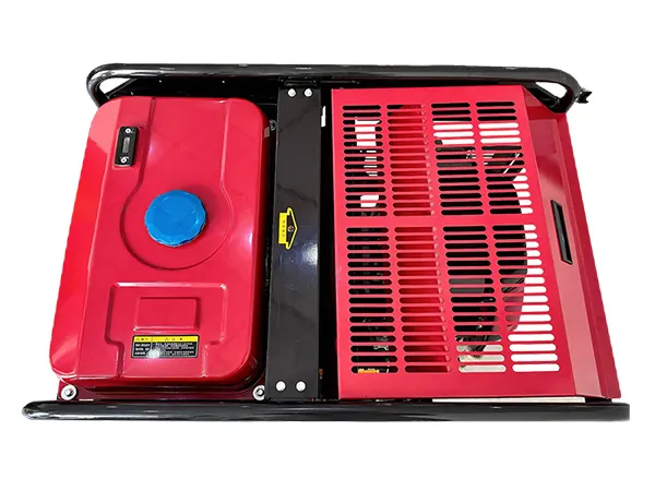 Genset Bensin Rangka Terbuka Dengan Pendingin Udara (Silinder Ganda)