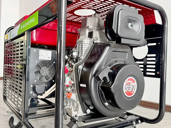 Genset Las Diesel Dengan Pendingin Udara (1 Silinder)